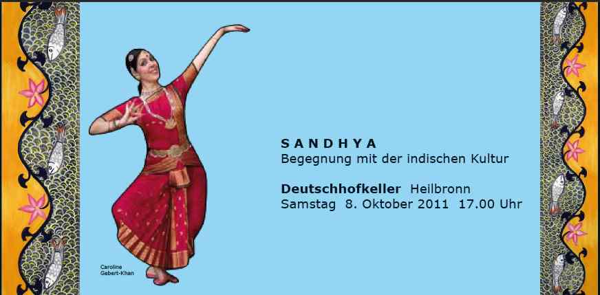 Sandhya - Einladungskarte